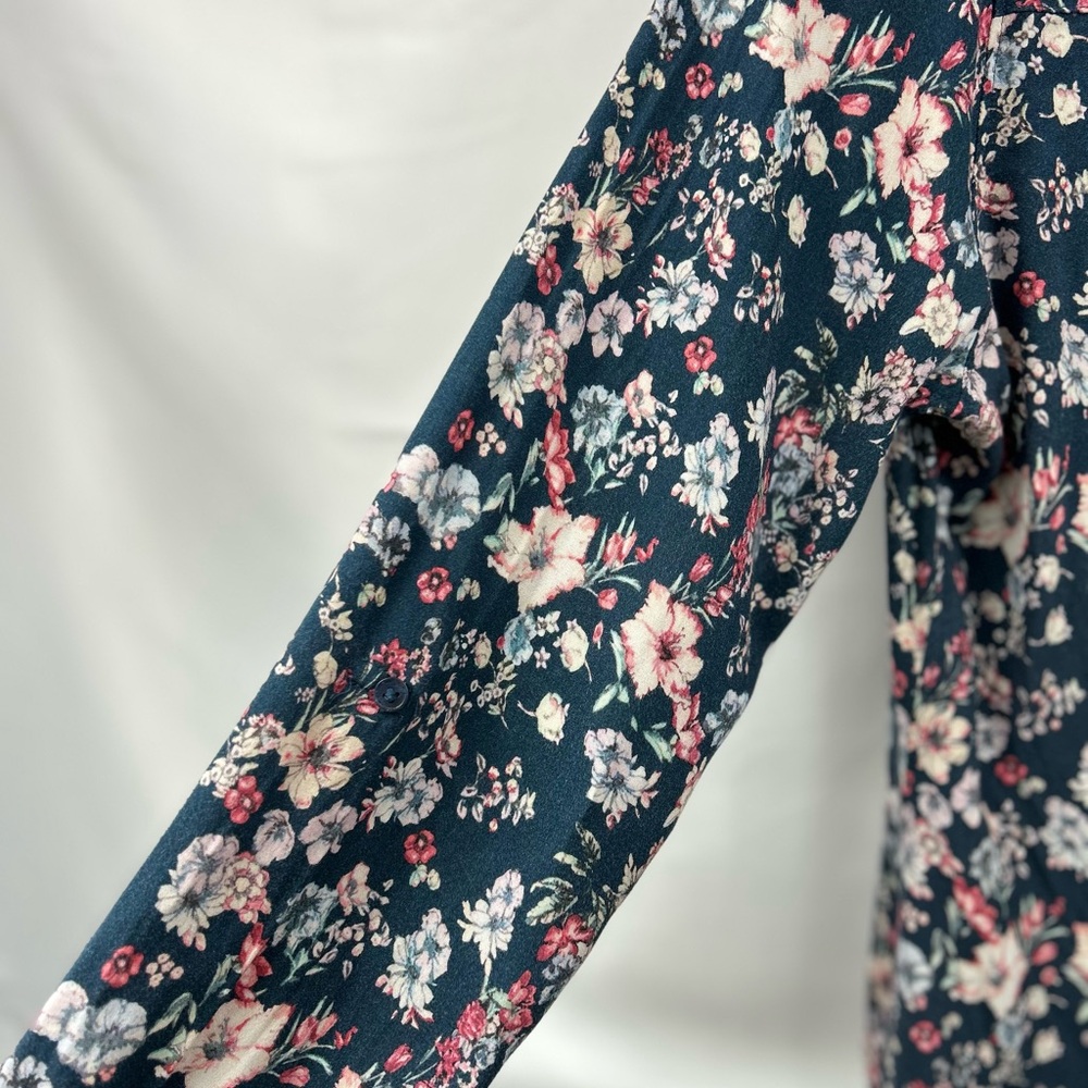 Multiblu Jeans women’s long sleeve blouse size L‎ cottage farmhouse western - Picture 6 of 11
